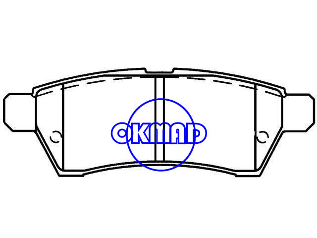 NISSAN FRONTIER XTERRA brake pad FMSI:8206-D1100 OEM:44060-EA085,F1100